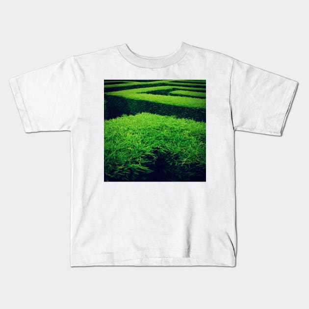 Maze Kids T-Shirt by robsteadman